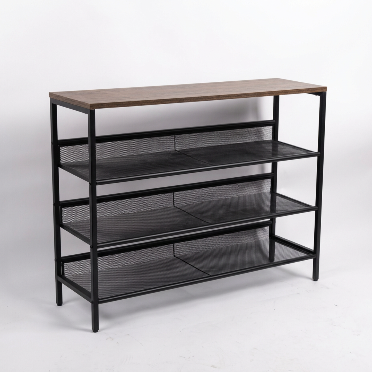 4 Tier Tall Shoe Rack - Free Standing Shoe Storage Organiser